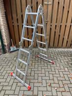 Knikladder. trap nieuw, Doe-het-zelf en Verbouw, Ladders en Trappen, Ophalen, Nieuw, Opvouwbaar of Inschuifbaar, 2 tot 4 meter