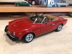 1:18 Fiat 124 Spider USA Auto ART Rood Opknapper of Diorama, Ophalen of Verzenden, Gebruikt, Auto, Autoart