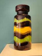Vintage Scheurich West Germany Vaas Groen Geel Bruin, Antiek en Kunst, Antiek | Vazen, Ophalen of Verzenden