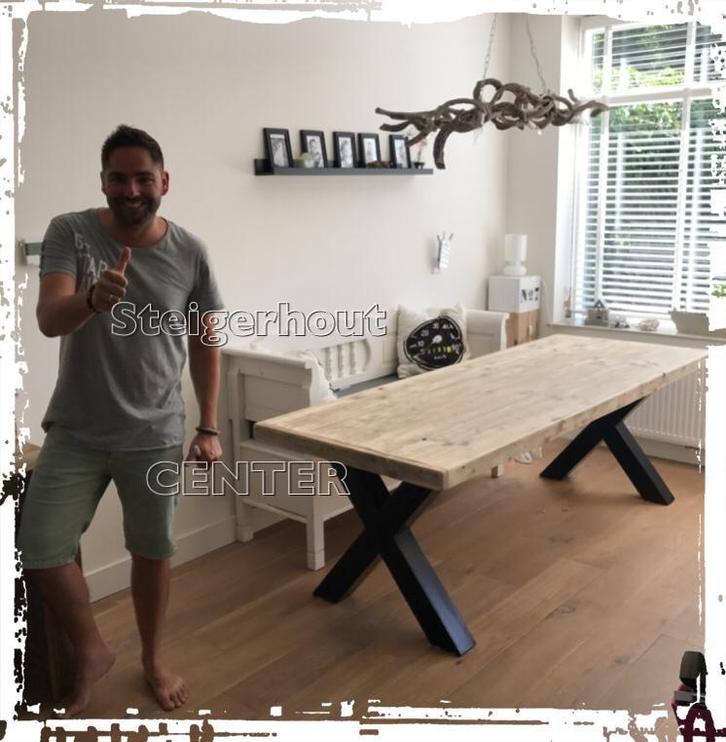 Industrieel Eettafel Eetkamertafel Vergadertafel 300 400cm, Huis en Inrichting, Tafels | Eettafels, Nieuw, 200 cm of meer, Rechthoekig