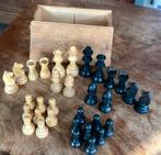 Stauntonhouten schaakstukken schaak stukken set, Ophalen of Verzenden, Zo goed als nieuw, Poppenhuis