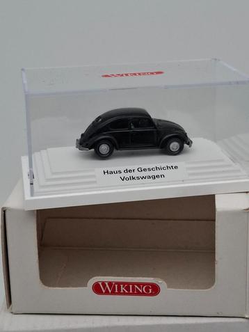VW Kever (zwart) uitgave Volkswagen Museum - Wiking 1/87 beschikbaar voor biedingen
