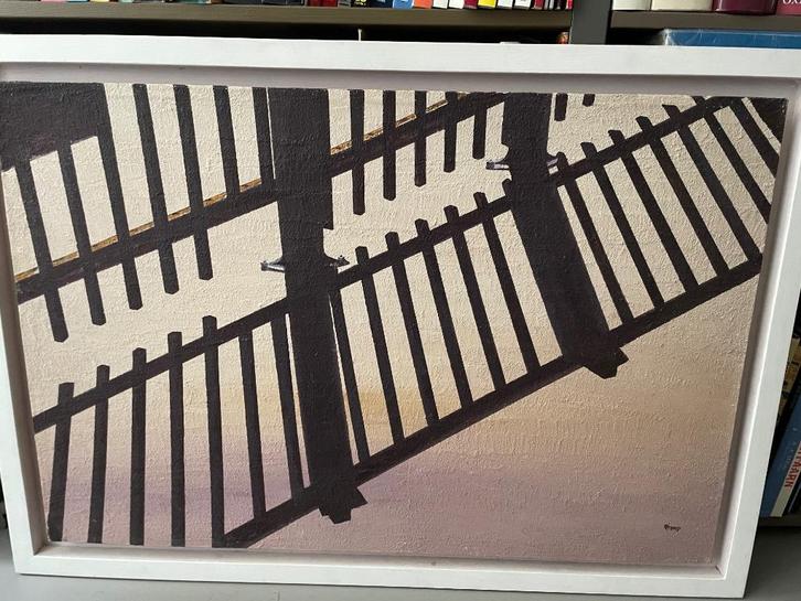 Schilderij van Marokkaanse kunstenaar Ghany Belmaachi , Antiek en Kunst, Kunst | Schilderijen | Modern, Ophalen
