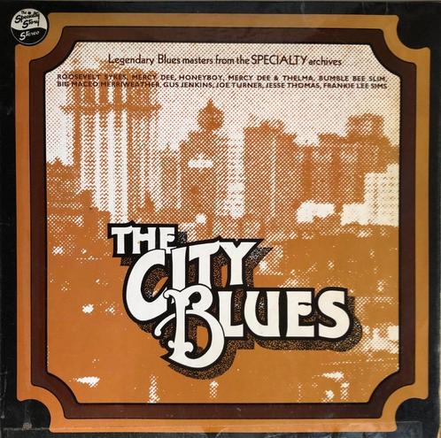 CITY BLUES LP: MET O.A. MERCY DEE-BUMBLE BEE SLIM, Cd's en Dvd's, Vinyl | Jazz en Blues, Zo goed als nieuw, Blues, 1960 tot 1980