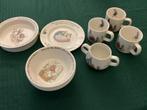 Beatrix Potter Kinderservies Peter Rabbit, Huis en Inrichting, Gebruikt, Ophalen of Verzenden, Overige stijlen, Aardewerk