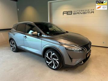 Nissan Qashqai 1.3 MHEV TEKNA PLUS-uitv/CLIMA AIRCO/NAVIGATI beschikbaar voor biedingen