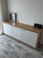 Dressoir bruin wit ophalen, Ophalen, 150 tot 200 cm, 25 tot 50 cm, Gebruikt