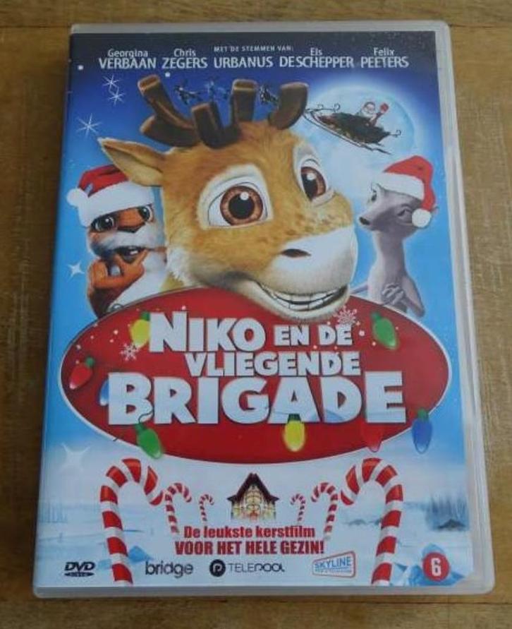 Niko en de vliegende brigade - Kerstfilm Kerst DVD, Cd's en Dvd's, Dvd's | Kinderen en Jeugd, Zo goed als nieuw, Film, Avontuur