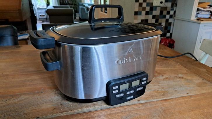 Cuisinart MSC600E Multi-Slowcooker, Witgoed en Apparatuur, Slowcookers, Gebruikt, Timer, Ophalen of Verzenden