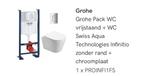 Grohe Spoelreservoir Rapid SL G39145000 Nieuw in Doos, Doe-het-zelf en Verbouw, Ophalen, Nieuw, Chroom, Toilet
