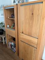 *** 2 mooie lichte eikenhouten kasten ***, Ophalen, Eikenhout, Zo goed als nieuw, Minder dan 150 cm