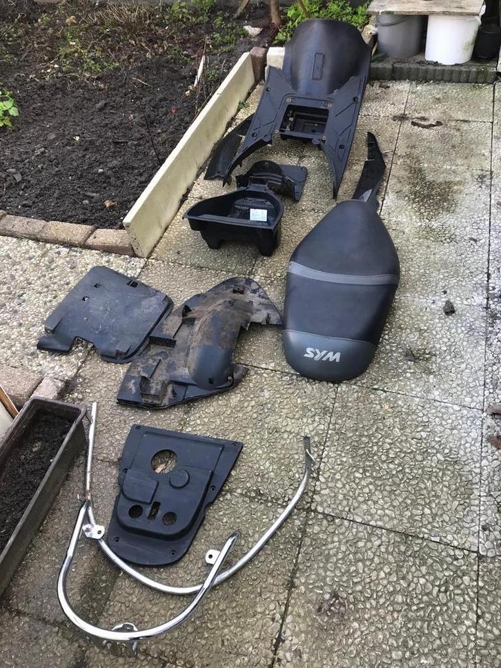 Kappenset Sym Allo - Complete set in goede staat, Fietsen en Brommers, Scooters | SYM, Gebruikt, Allo, Ophalen of Verzenden