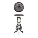 Barok Zwarte Gietijzeren Plantentafel, Helene Livingstyle, 7531 169, Helenelivingstyle@gmail.com, Verzenden