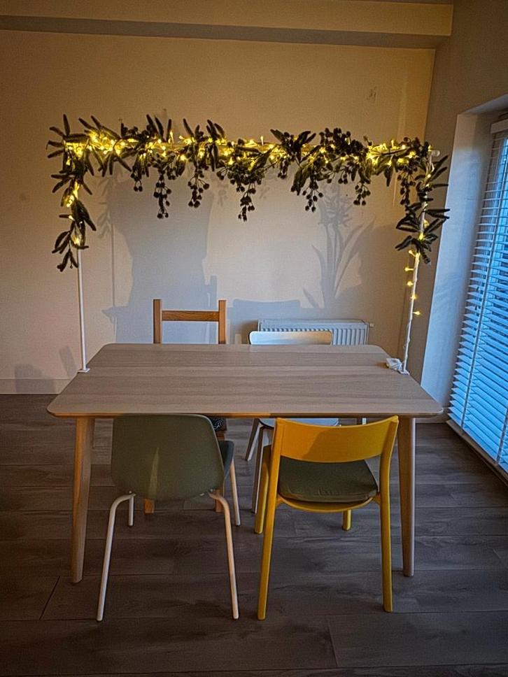 COMPLETE EETSET — SNELLE VERKOOP — ALLES IN ÉÉN BUNDEL, Huis en Inrichting, Complete eetkamers, Zo goed als nieuw, 4 tot 6 stoelen