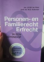 Personen- en Familierecht & Erfrecht in een notendop (11e dr, J.H.M. ter Haar, Ophalen of Verzenden, Beta, WO