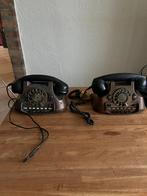 2 antieke , vintage Ericsson koperen telefoons , telefoon, Telecommunicatie, Vaste telefoons | Niet Draadloos, Ophalen of Verzenden