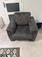 Grijze fauteuil, Ophalen, Gebruikt, Stof, 75 tot 100 cm