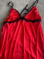 Nachtjurkje slipdress rood  maat L hunkemoller insp, Ophalen of Verzenden, Rood, Nachtkleding