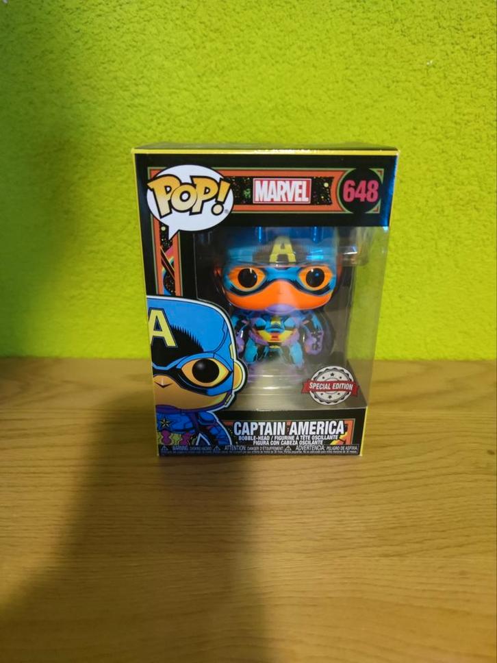 Funko pop! Captain America #648, Verzamelen, Poppetjes en Figuurtjes, Zo goed als nieuw, Ophalen of Verzenden