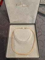 Mooie Zware goldplate ketting, Sieraden, Tassen en Uiterlijk, Kettingen, Ophalen of Verzenden, Zo goed als nieuw, Zilver, Overige materialen