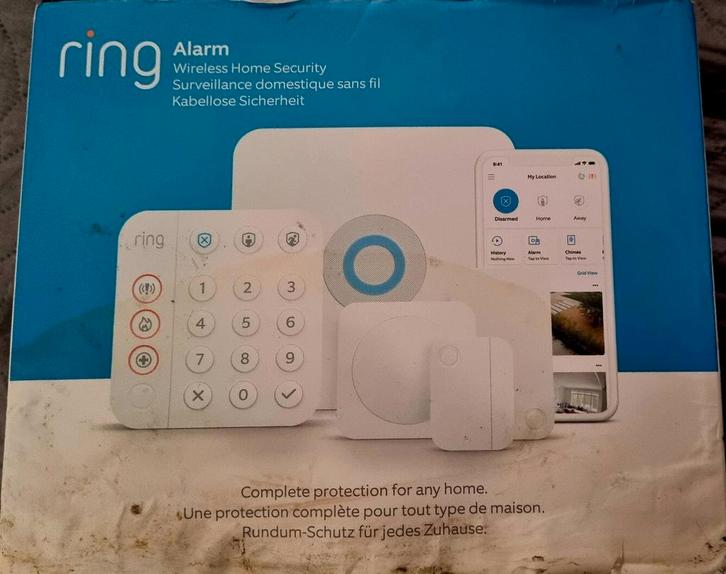 Ring beveiliging  splinternieuw, Doe-het-zelf en Verbouw, Alarmsystemen, Nieuw, Compleet systeem, Ophalen of Verzenden