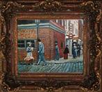 "In de oude stad" Schilderij, Verzenden