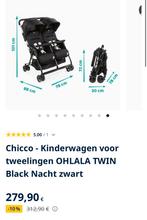 Chicco tweelingkinderwagen, Ophalen, Zo goed als nieuw