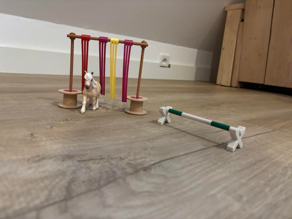 Schleich pony behendigheid, Ophalen of Verzenden, Zo goed als nieuw, Jongen of Meisje