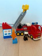 Lego duplo brandweerwagen, Ophalen of Verzenden, Zo goed als nieuw