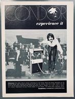 HAMMOND CONDOR vintage 1970 Advertentie GITAAR SYNTHESIZER, Verzamelen, Posters, Gebruikt, Ophalen of Verzenden, A4 of kleiner