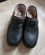 leren klompen met houten zool, Tuin en Terras, Genuine dutch clogs, Schoenen, Ophalen of Verzenden, Zo goed als nieuw
