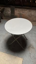 Klap tafel grijs, Tuin en Terras, Ophalen, Zo goed als nieuw, Rond