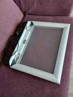 Dubbelzijdige aluminium fotolijst A3 met verlichting, Minder dan 50 cm, Metaal of Aluminium, Ophalen of Verzenden, Zo goed als nieuw