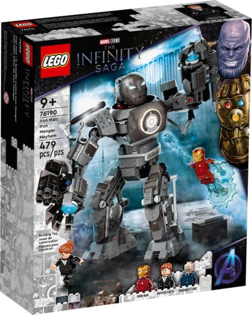 LEGO 76190 Marvel Iron Man: Iron Monger Mayhem, Kinderen en Baby's, Speelgoed | Duplo en Lego, Nieuw, Lego, Complete set, Ophalen of Verzenden