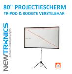 Projectiescherm 80" tripod incl. tas voor beamers, Audio, Tv en Foto, Projectieschermen, Ophalen of Verzenden, Zo goed als nieuw