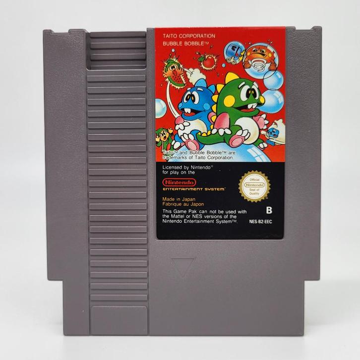Bubble Bobble - Nintendo NES Cartridge - PAL B, Spelcomputers en Games, Games | Nintendo NES, Gebruikt, Overige genres, 2 spelers