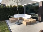 Steigerhout Hoekbank Tuinset-Loungeset -Loungebank-KORTING, Tuin en Terras, Tuinsets en Loungesets, Nieuw, 8 zitplaatsen, Loungeset