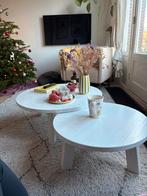 Leuke set van twee tafeltjes, Huis en Inrichting, Tafels | Salontafels, Ophalen, Gebruikt, Rond, 50 tot 100 cm