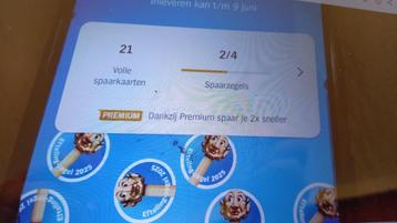 Volle spaarkaarten AH Efteling zegels voor korting €13,50 beschikbaar voor biedingen