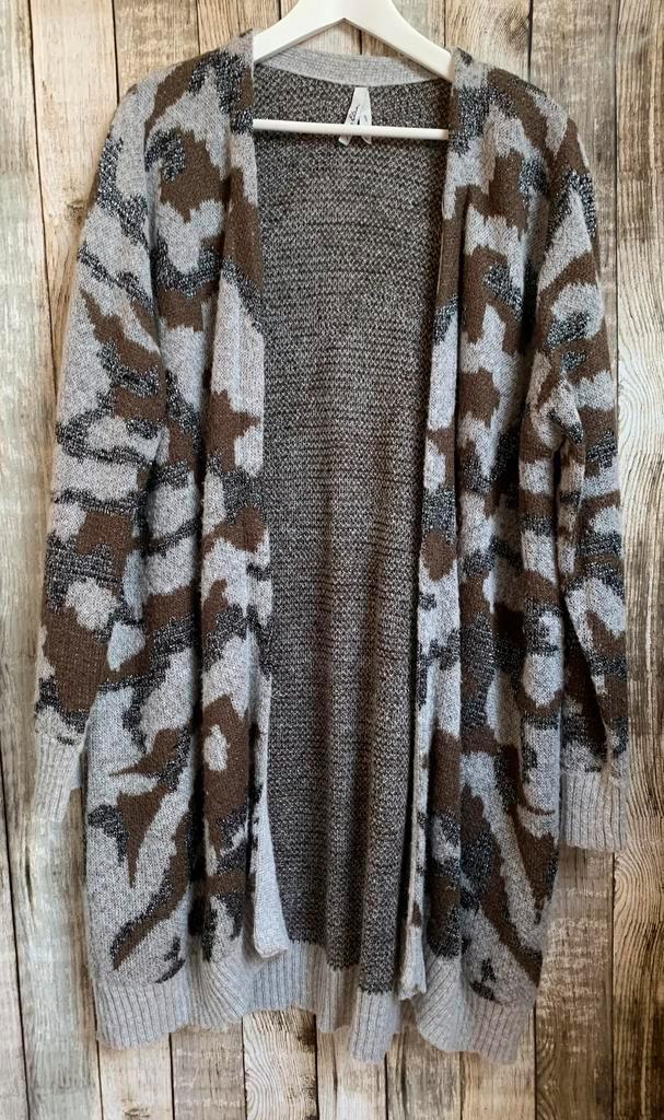Super mooi vest van Miss Etam (Maat 52), Kleding | Dames, Grote Maten, Gedragen, Trui of Vest, Grijs, Verzenden