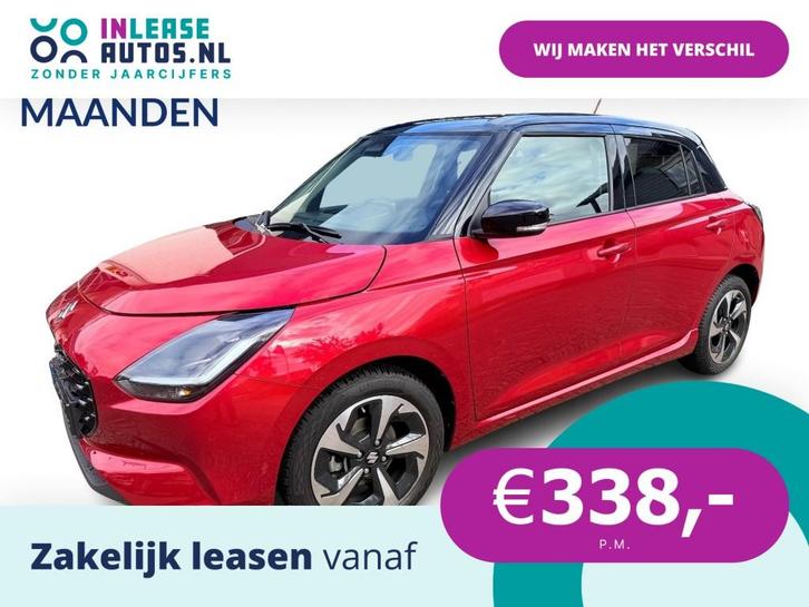 Suzuki Swift 1.2 Style SmartHybrid Automaat *Geen Afl. koste, Auto's, Suzuki, Bedrijf, Lease, Financial lease, Swift, ABS, Achteruitrijcamera