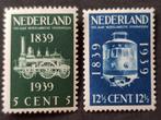 NEDERLAND | 1939 | NVPH 325-326 | * Ongebruikt, Postzegels en Munten, Postzegels | Nederland, T/m 1940, Verzenden, Postfris