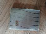 Verzilverde sigaretten houder met naam 9.5x7cm, Antiek en Kunst, Ophalen