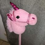 Roze eenhoorn stokpaard stokpaardje met geluid **, Ophalen of Verzenden, Nieuw