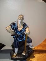 chinese houthakker beeld vintage shiwan mudman, Antiek en Kunst, Ophalen