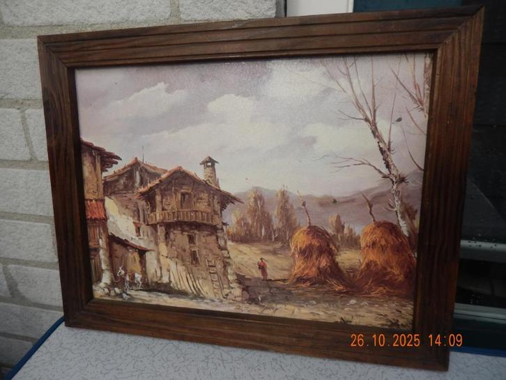 Klassiek schilderwerk / schilderij 30x40, Antiek en Kunst, Kunst | Schilderijen | Klassiek, Ophalen of Verzenden