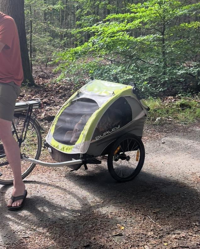 Mooie fietskar voor 2 kinderen Burley, Fietsen en Brommers, Fietsaccessoires | Aanhangers en Karren, Gebruikt, Kinderkar, 40 tot 60 kg