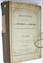 Porfolio situatieschetsen aanleg kanaal A'dam- Merwede 1894, Gelezen, Overige atlassen, Ophalen of Verzenden, 1800 tot 2000