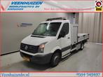 Volkswagen Crafter 2.0TDI 164PK Pick-up + Laadkraan, Auto's, Euro 5, Gebruikt, Overige modellen, 2000 kg