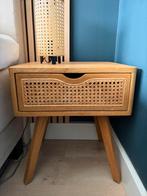 2x Loods 5 Nachtkastjes Mies webbing naturel, Ophalen, Gebruikt, 45 tot 65 cm, Minder dan 55 cm